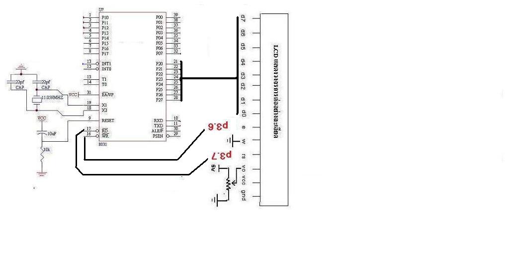 จอ lcd 16*2 ใช้ไฟเลี้ยง 5v มี backlight 