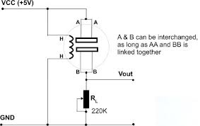 ตัว sensor ตรวจจับแอลกอฮอล์ ตัวเปล่าๆไม่มีวงจร 