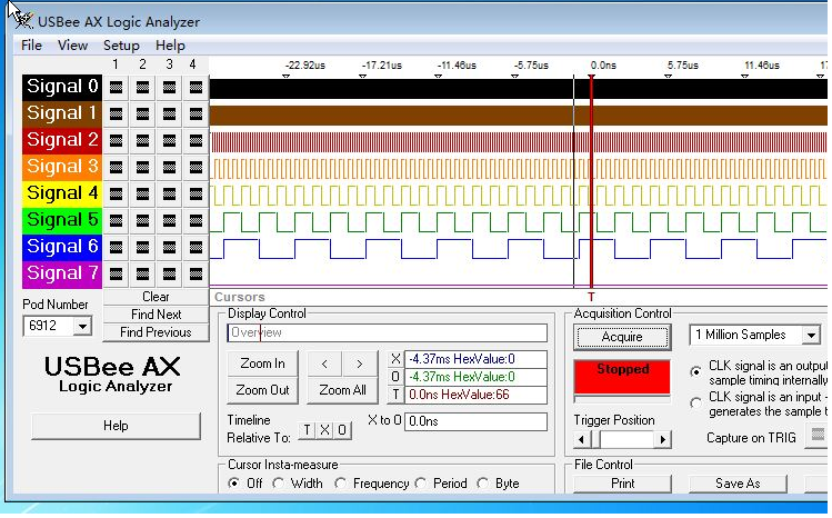 เป็นทั้ง scope เป็นทั้ง logic analyzer ดักจับสัญญาณพร้อมวิเคราะห์